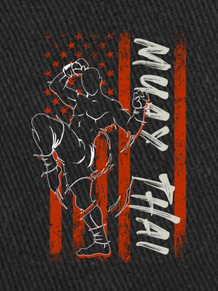 America muay thai Flag