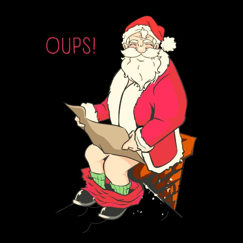 Père Noel Caca Cheminée