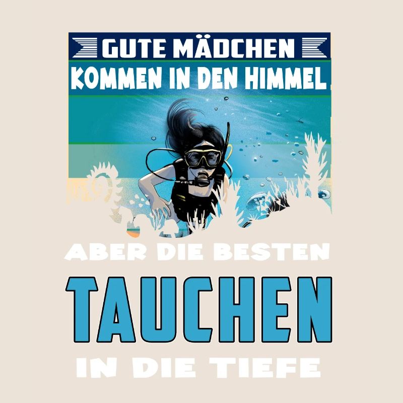 Diving,Tauchen, Mädchen Geschenk