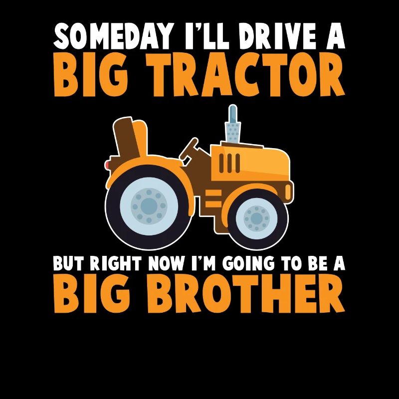 Eines Tages werde ich einen großen Traktor fahren