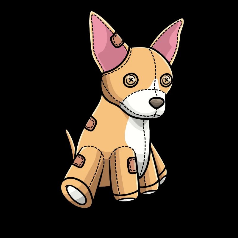 Chiweenie Hund Kuscheltier