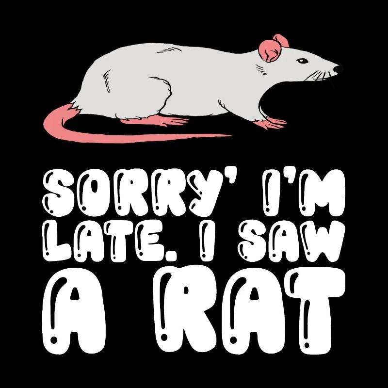 Désolé d’avoir vu un rat