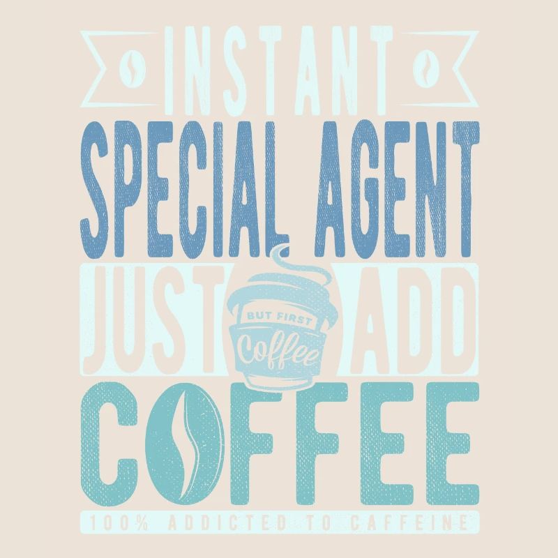 Citation de café d’agent spécial
