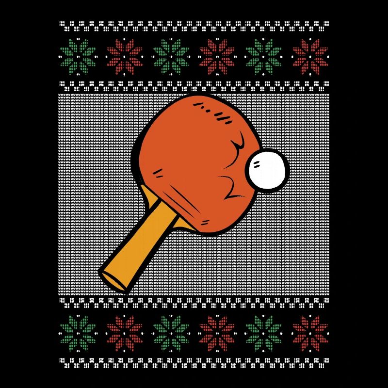 Snowflake Table Tennis Bat