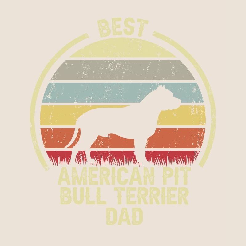 Bester Hund Dad - Pit Bull Terrier