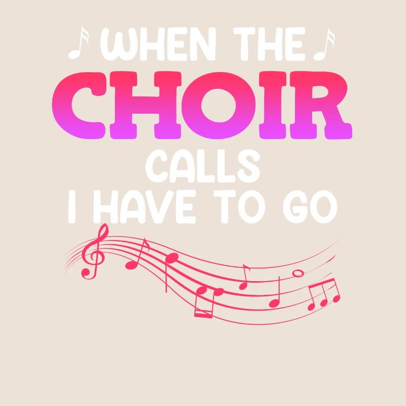 Singer When the choir calls I have to start singing