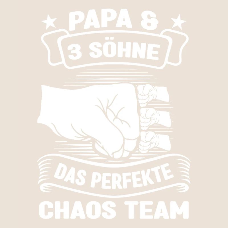 Papa 3 Söhne Vater Geschenk