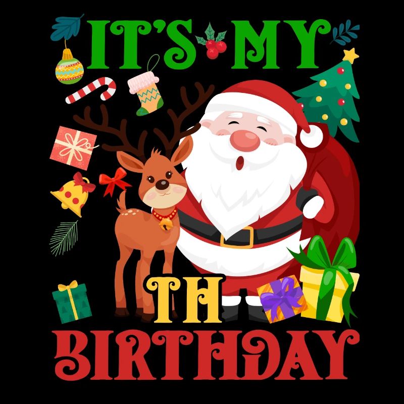 Es Ist Mein 6. Geburtstag Weihnachtsmann