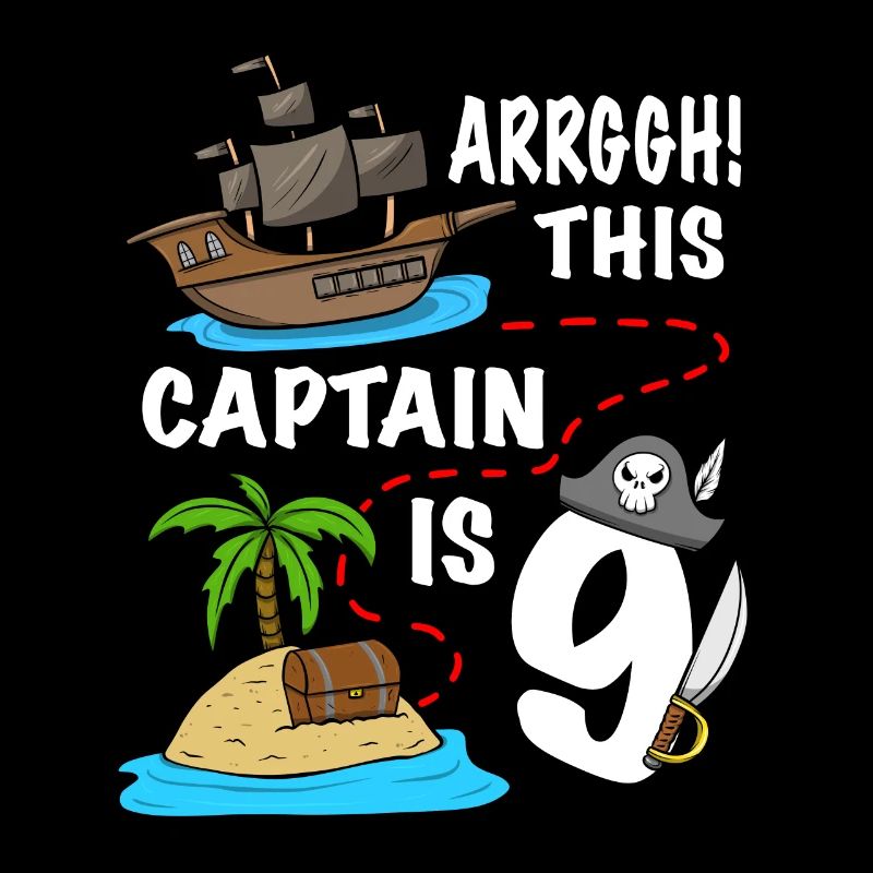 Arrggh! Ce capitaine a 9 ans d’anniversaire de pirate