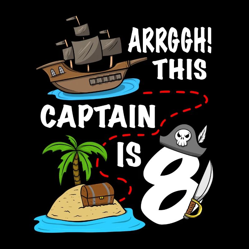 Arrggh! Ce capitaine a 8 ans d’anniversaire de pirate
