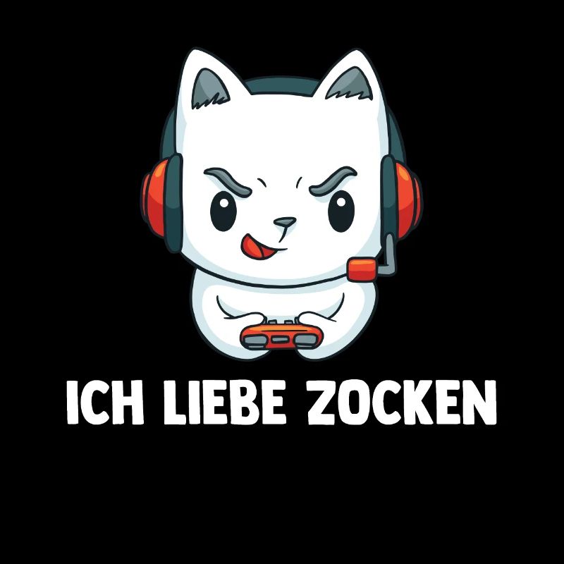 Ich Liebe Computer Zocken - Gaming Katze Computer