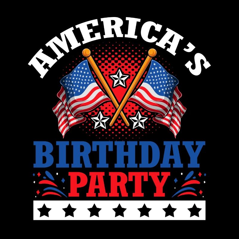 Amerikas Geburtstag Party 4. Juli