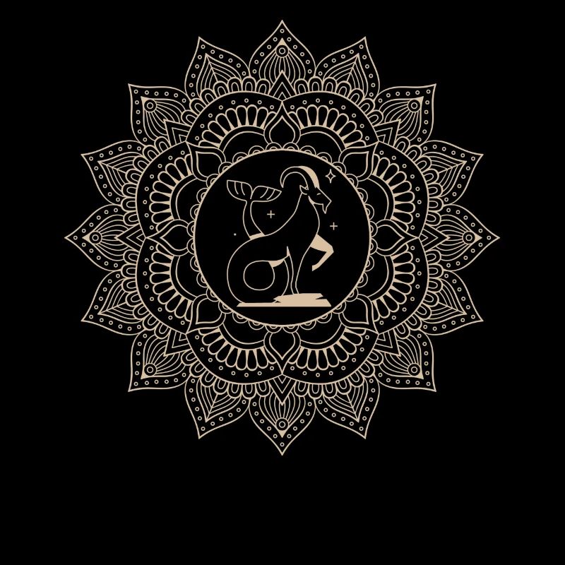 Steinbock sternzeichen Mandala