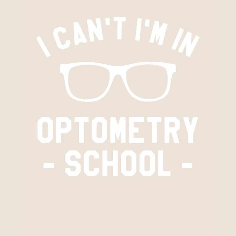 Je ne peux pas Je suis optométriste à l’école d’optométrie