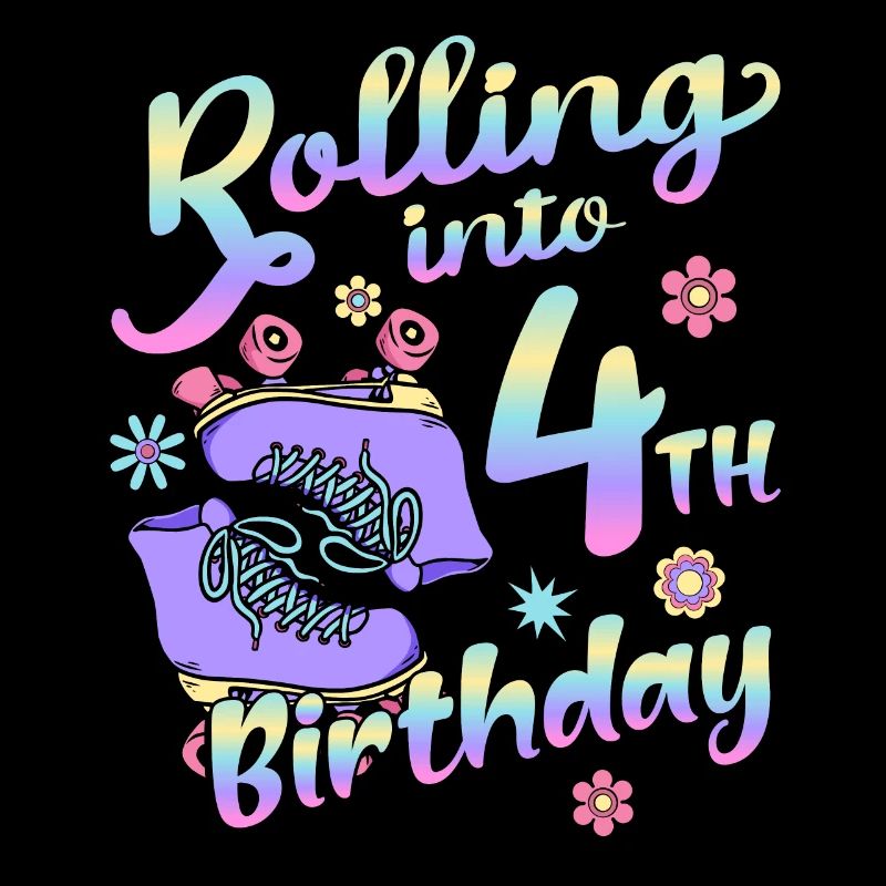 Roulement dans le 4e anniversaire de Quad Skater
