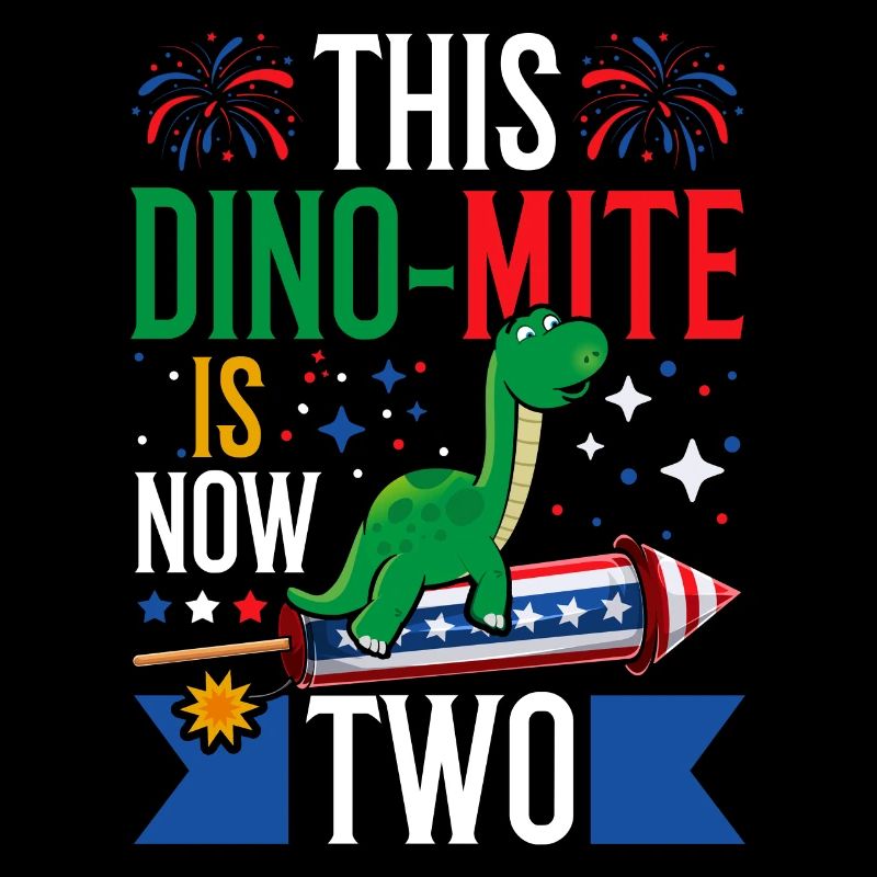 This dinomite is now five dinosaurs July 4