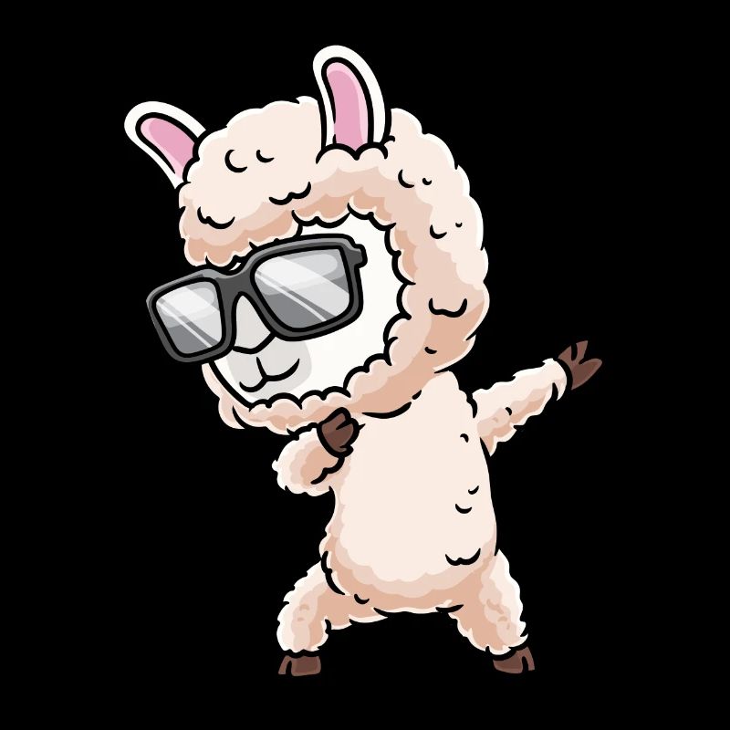Dab Alpaga avec lunettes de soleil Enfants