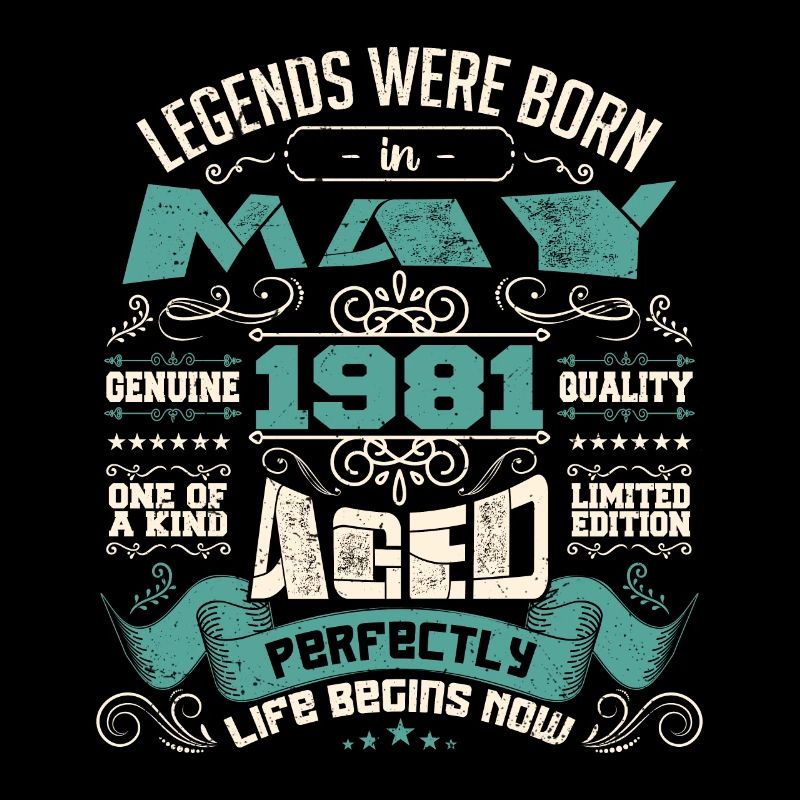 Legends wurden im Mai 1981 geboren | Limitierte Auflage