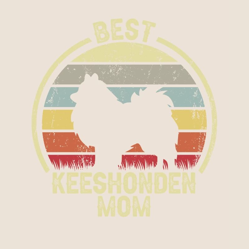 Maman chienne - Keeshonden