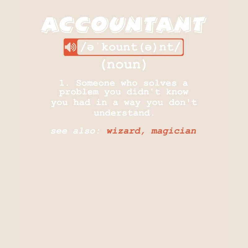 Drôle de comptable Définition Étudiants en comptabilité