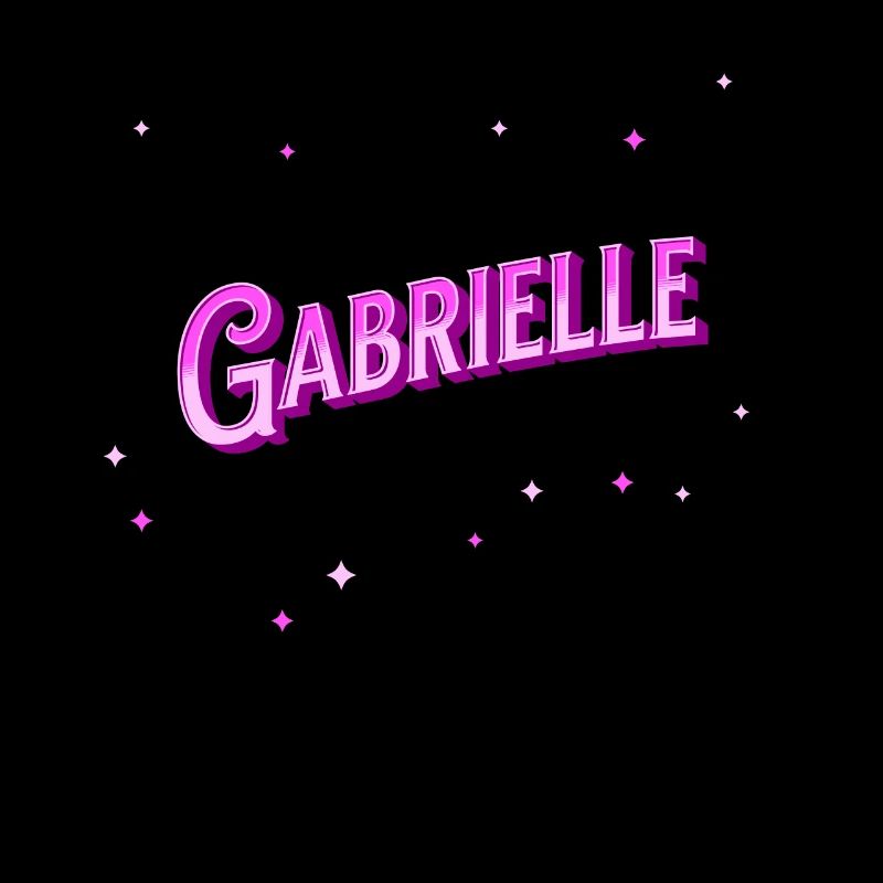 Gabrielle's name personalized
