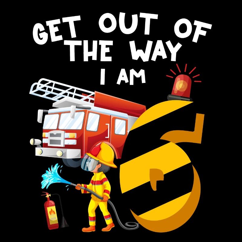 Feuerwehrauto Brandbekämpfung Ich Bin 6 Jahre