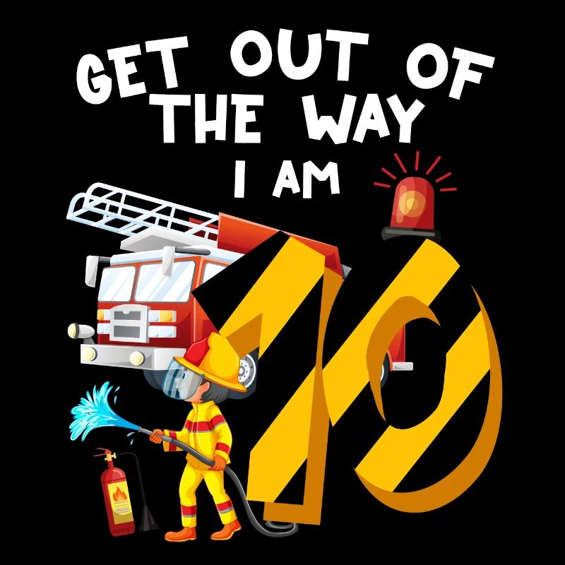 Feuerwehrauto Brandbekämpfung Ich Bin 10 Jahre