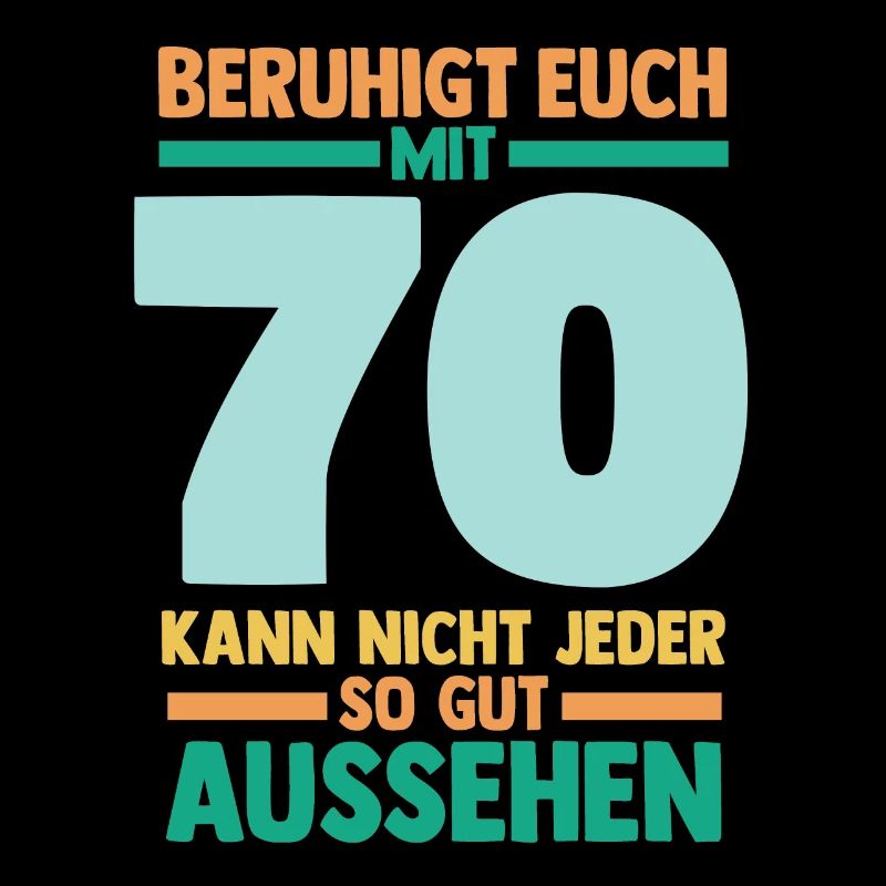 Siebzig 70 Jahre Siebzigster Geburtstag