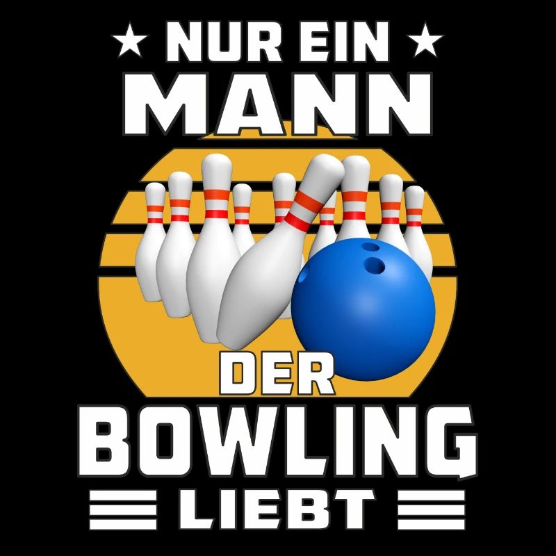 MANN DER BOWLING LIEBT