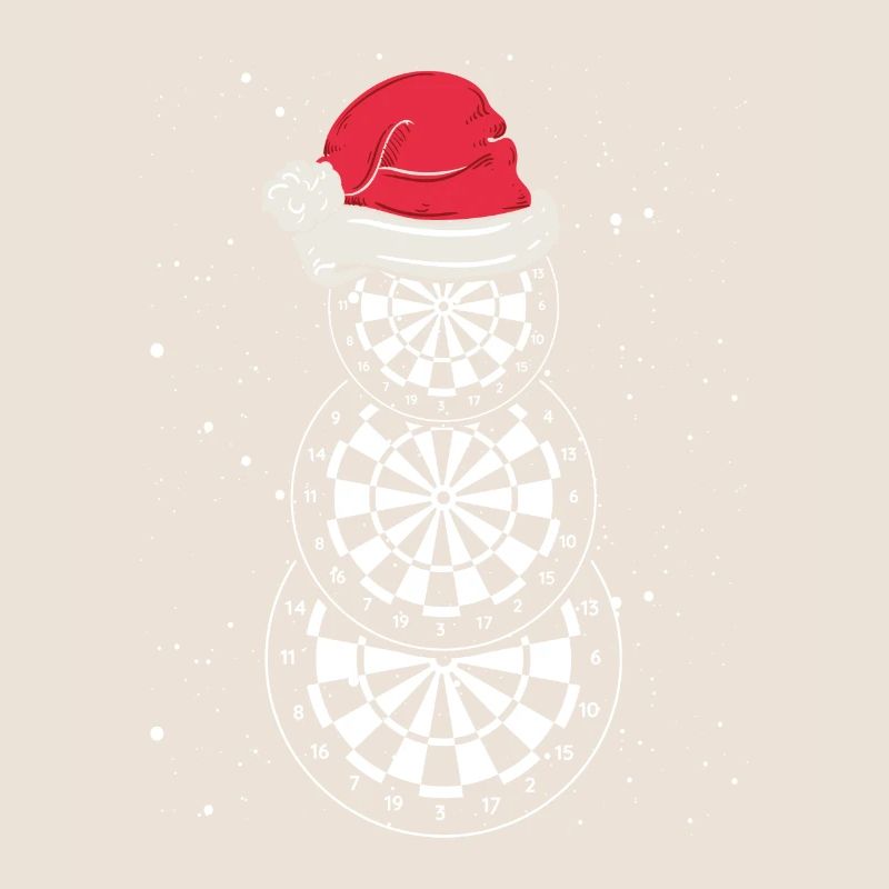 The snowman are three dart discs