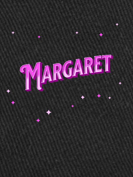 Margaret's name personalized
