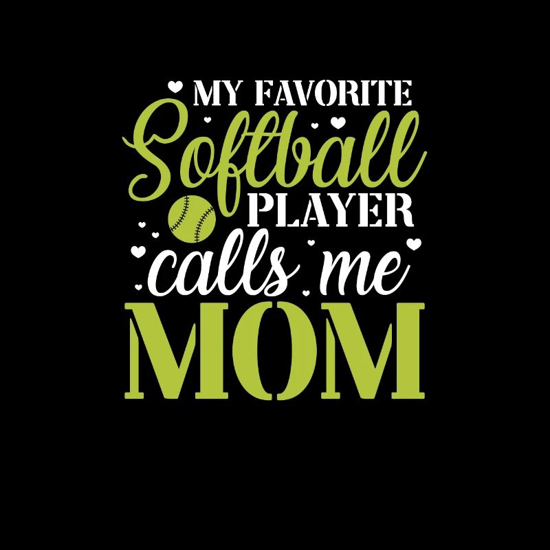 Softball Mutter Baseball Tochter Sohn Geschenk
