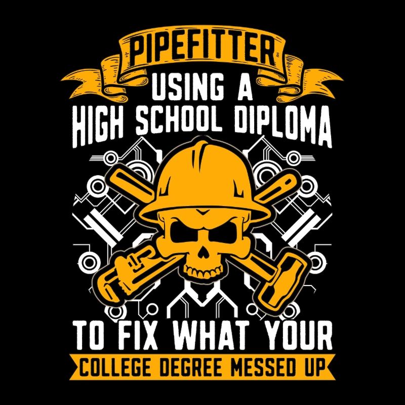 Tuyauteur utilisant un contremaître d’école secondaire Tuyauteur