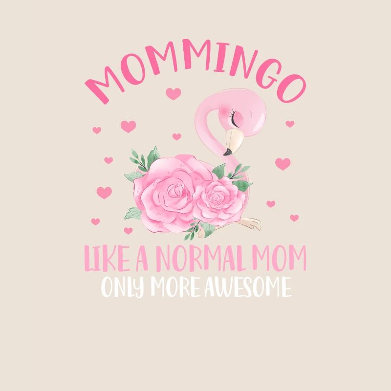 Flamingo Mutter Pink Vogel Muttertag Geschenk