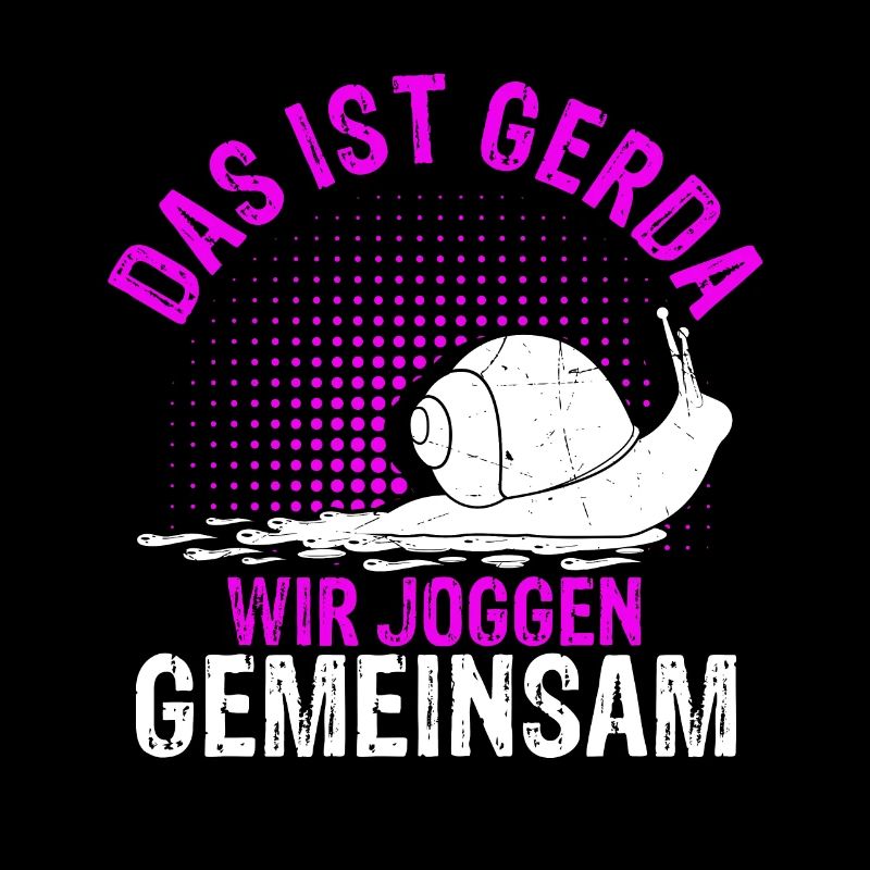 Das Ist Gerda Wir Joggen Gemeinsam Laufen Langsame