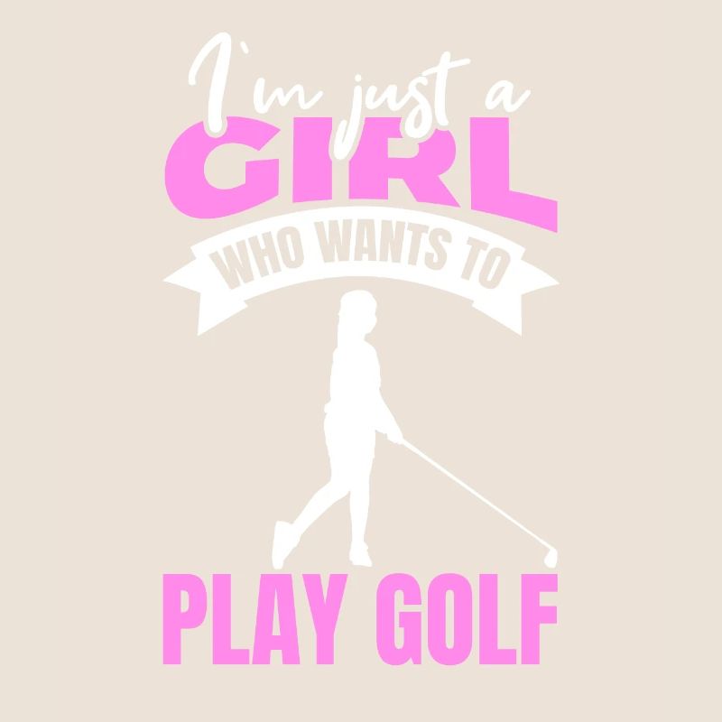 Golfer Mädchen
