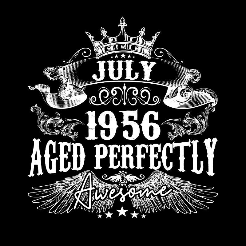 1956| Juli 1956 Geburtstag Perfekt gealtert