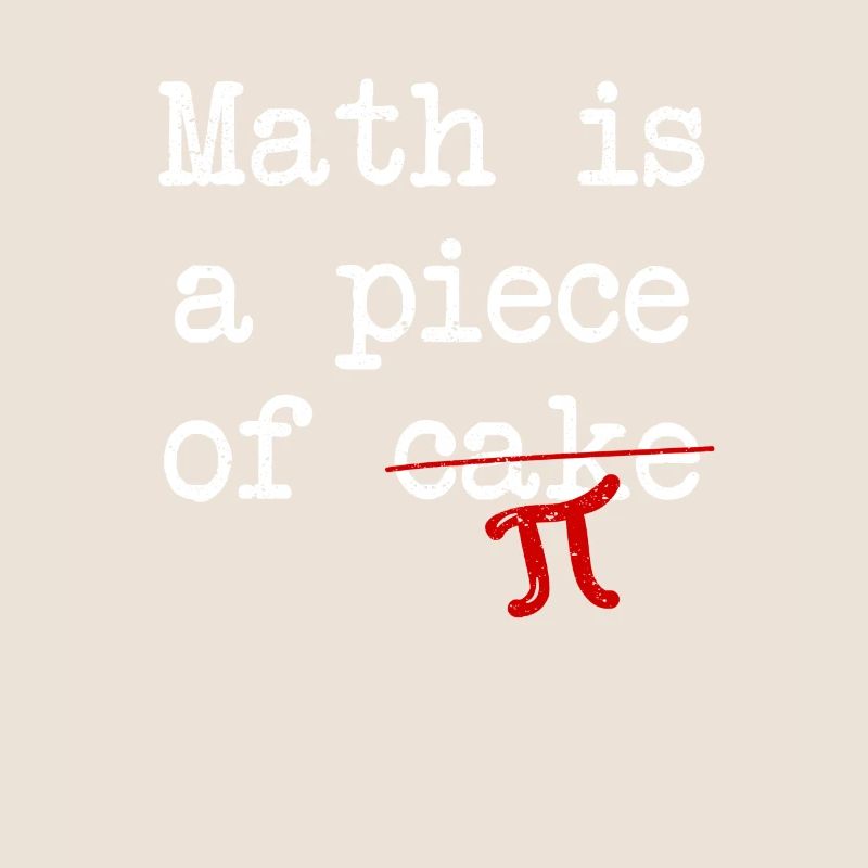 Math est un morceau de gâteau Pi Day drôle 3.14 Math
