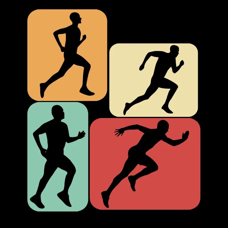 Runner Retro Running Running