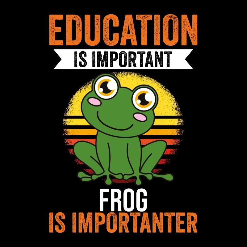 Frog Education Is Important Frog Is More Important