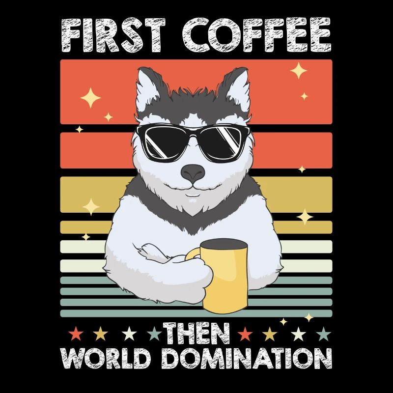 Café Husky sibérien
