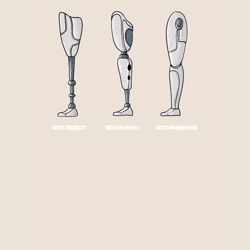 Amputation Bein Protese Cyborg Unfall Arm