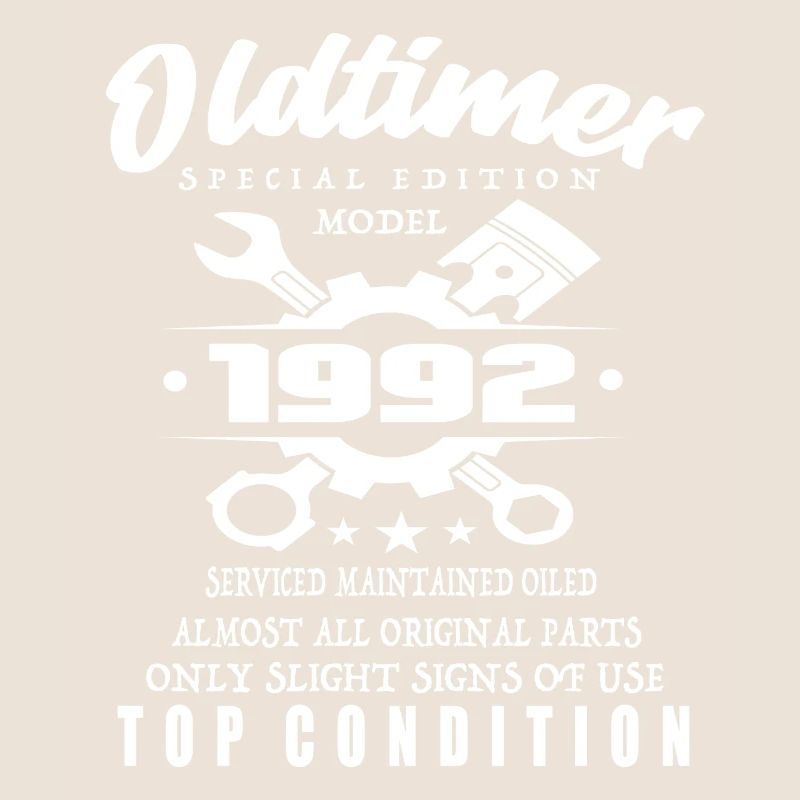 Oldtimer Special Edition Model 1992 Birthday