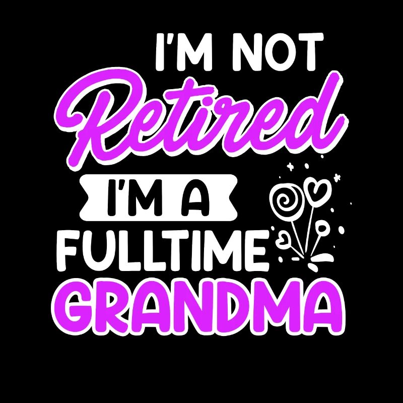 Grand-mère pensionnée à temps plein