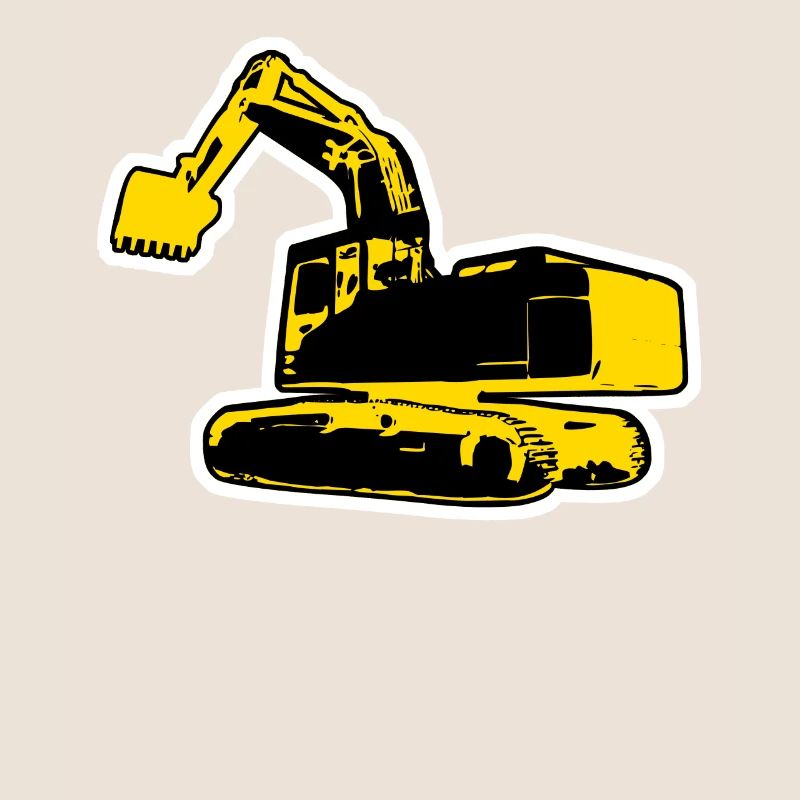 Baggerfahrer Bagger Baustelle