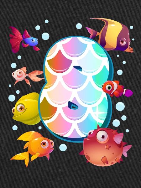 8e anniversaire | Rainbow Fish Anniversaire |