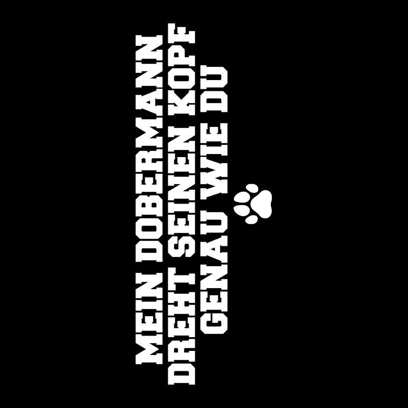 Mein Dobermann Dreht Den Kopf Hundebesitzer