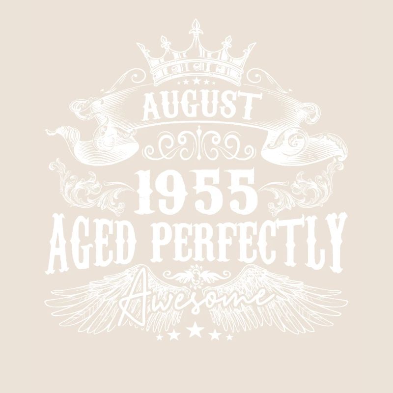 1955| August 1955 Geburtstag Perfekt gealtert