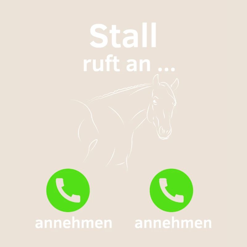 Stall ruft an - annehmen oder annehmen?