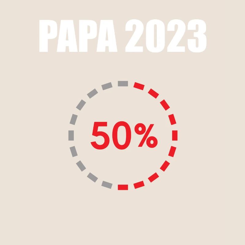 Papa 2023 Loading Vaterschaft Vater Werden Dad